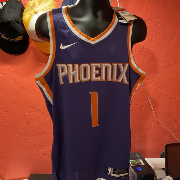 Nike Devin Booker Phoenix Suns Basketball Jersey size 48 Men Large Authentic NEW - Picture 3 of 5